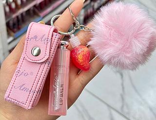 Lip Balm Com bolsinha Amor Anjo Cores separar que estevem disponível