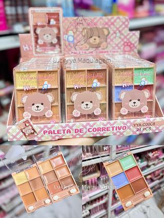 Paleta de corretivo YoYomaquiamor Cores separar que estevem disponíveis