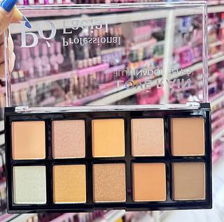 paleta de pó e iluminador Love Rain