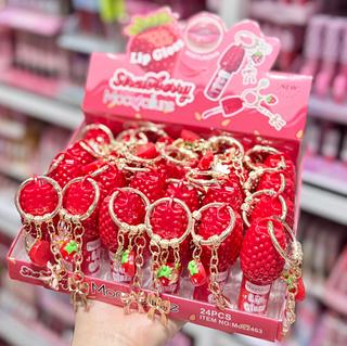 Lip Gloss Morango Mocoallure