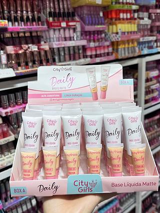 Base Líquido Matte City Girls Dores separar que estevem disponíveis