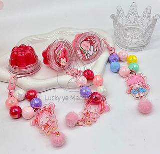 Lip Balm com chaveiro Bobbi Rara ( Cor Sortido )