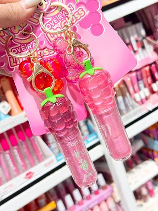 Lip Gloss Com chaveiro Love Rain Cores separar que estevem disponíveis