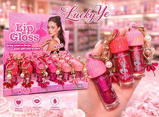 Lip Gloss Com Chaveiro Muxi Lumina cores separar que estevem disponíveis