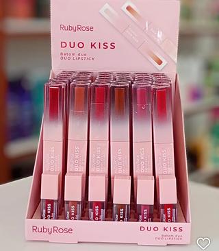 Batom duo kiss Rubyrose G2( Cores separar que estevem disponível)