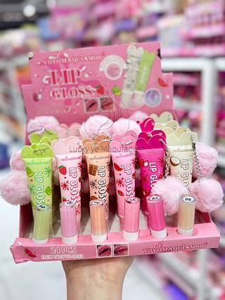 Lip Gloss Yoyomaquiamor Cores separar que estevem disponíveis