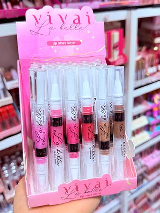 Lip Gloss Glitter Cores separar que estevem disponível Vivai