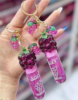 Lip Gloss Com Chaveiro AOZY