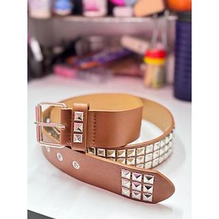 ￼Cinto Ilhós Unico Pirâmides Vintage unisex (Cores Sortido )