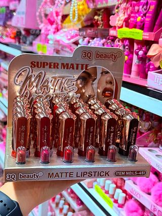 BATOM MATTE 3Q BEAUTY BOX FECHADO