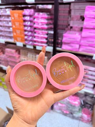 Pó compacto Hello Mini Cores separar que estevem disponível