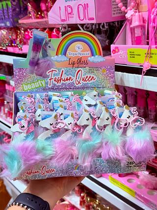 LIP GLOSS COM CHAVEIRO TOQUE SPECIAL