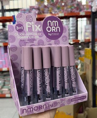 Máscara incolor para cílio anti-friz e sobrancelha pink 21