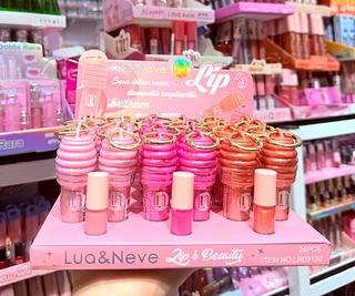 Lip Gloss Lua e Neve cores separar que estevem disponíveis