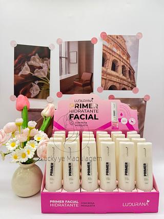 Primer Hidratante Facial com Rosa Mosqueta Ludurana