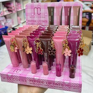 Lip Gloss Miss Corina Cores separar que estevem disponíveis