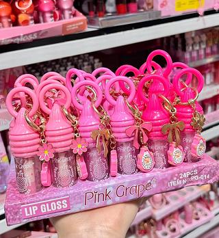 Lip gloss Pitaya Pink Grape Cores separar que estevem disponível