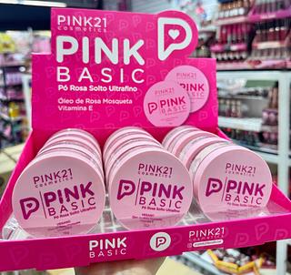 Pó Solto Rosa Pink Basic Pink 21
