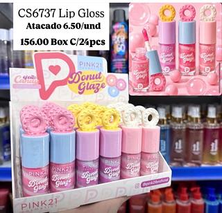 Lip gloss Pink 21 Cores separar que estevem disponível
