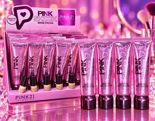 BASE LIQUIDO MATTE PINK 21 CORES SEPARAR QUE ESTEVEM DISPONIVEIS