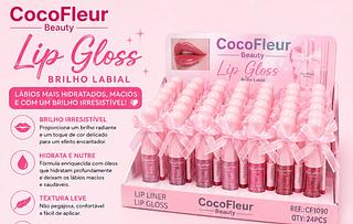 Lip Gloss Com lápis Contorno Cocofleur ( Foto Ilustrativa )