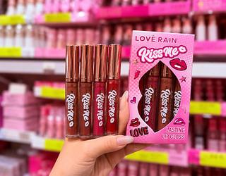Kit lip gloss Love Rain