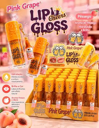 LIP GLOSS CERVEJA PINK GRAPE