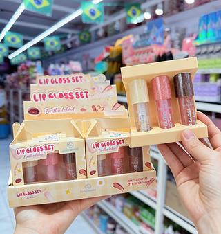 Kit gloss Lucky Model Cores separar que estevem disponível