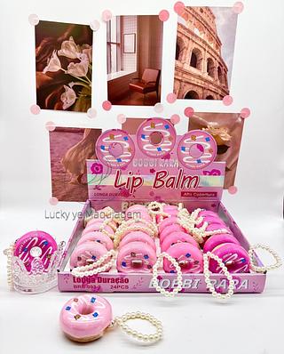 Lip Balm com pulseira Bobbi Rara ( Cor Sortido )