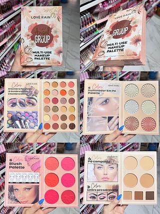 Paleta de sombra estojo livro love Rain