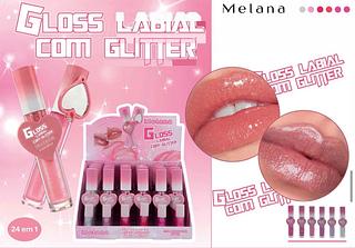Lip gloss com espelho Melana Cores separar que estevem disponíveis