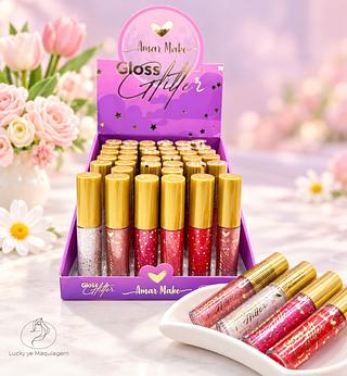 Gloss Glitter Amar Make ( Cor Sortido ) VALIDADE 12/2027