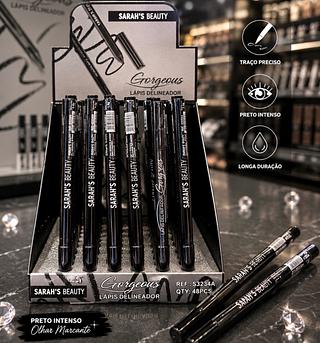 LAPIS DELINEADOR PRETO SARAH'S