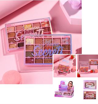 Paleta de sombra Axiu Cores separar que estevem disponíveis