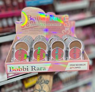 Trio blush iluminador e Comtorno Bobbi Rara