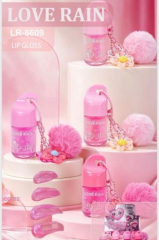 Lip gloss Com chaveiro Love rain
