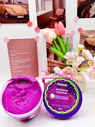 Esfoliante Corporal Rosa Mosqueta e Macadâmia Dapop