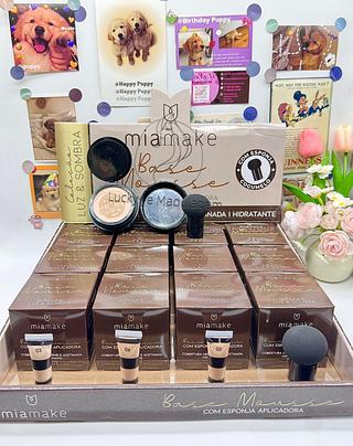 Base Líquido com esponja Mia make