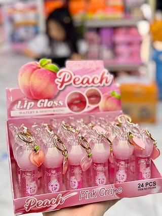 LIP GLOSS PESSEGO PINK GRAPE