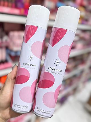 shampoo a Seco para cabelo Love Rain