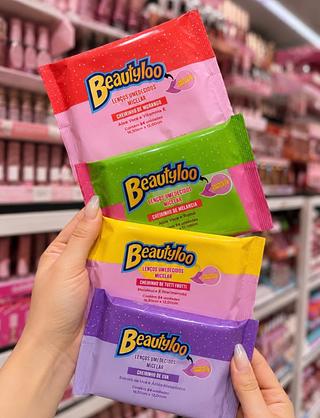 LENÇOS UMEDECIDOS MICELAR MORANGO BEAUTYLOO