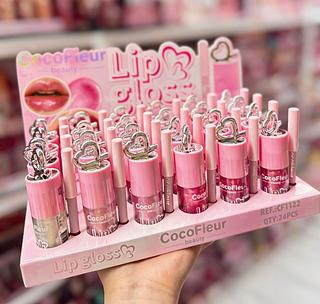 LIP GLOSS COM LAPIS COCOFLEUR CORES SEPARAR QUE ESTEVEM DISPONIVEIS