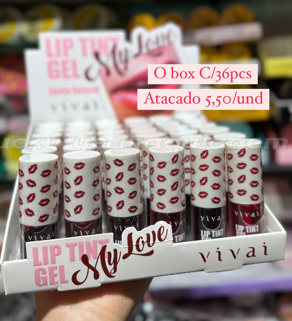 Gel lip tint Vivai ( Cor sortido ) Lucky Ye maquiagem