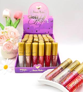 Gloss Glitter Amar Make ( Cor Sortido )