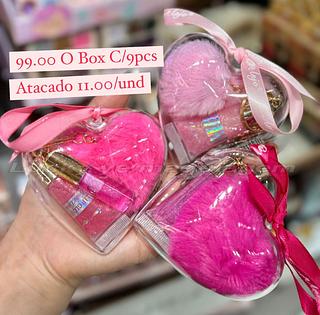 GLOSS GLITTER COM CHAVEIRO AMOR ANJO