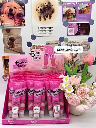 Base Líquido Media Cobertura Box A ( Cor 1.2.3) Bem me Quero ( Cor Sortido )