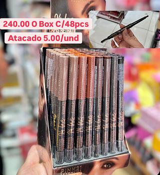 Lápis Retrátil Pink 21 ( Cor Sortido )