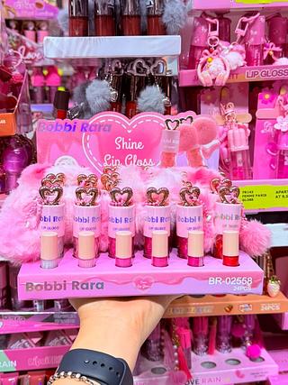 Lip Gloss Bobbi Rara cores separar que estevem disponíveis