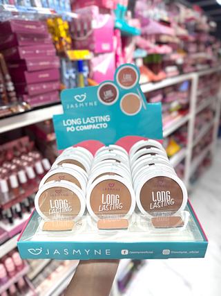 Pó Compacto Long Lasting Jasmyne Cores separar que estevem disponíveis