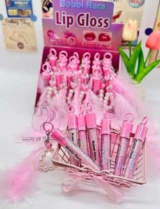 Lip Gloss Com Chaveiro Bobbi Rara ( Cor Sortido )